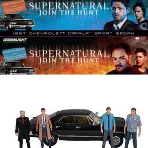 1:18 Supernatural Angel Demon 1967 Impala Cas Dean
